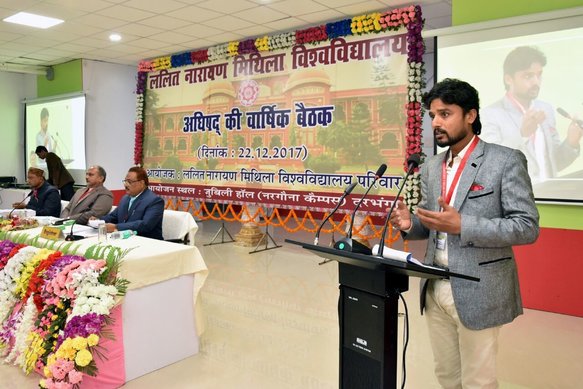 High Class Education and research facility at LNMU is our aim- Surendra K Sigh, VC